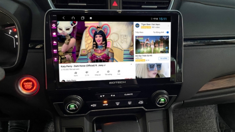 Màn hình DVD Android liền camera 360 Honda CRV 2018 - nay | Gotech GT360